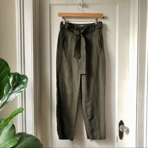 ARITZIA Wilfred Tie-Front Pant